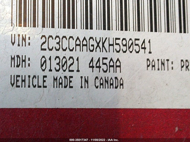 Chrysler 300 Touring 2019 2C3CCAAGXKH590541 Image 11