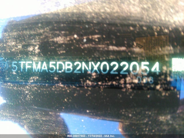 2022 Toyota Tundra, VIN: 5TFMA5DB2NX022054