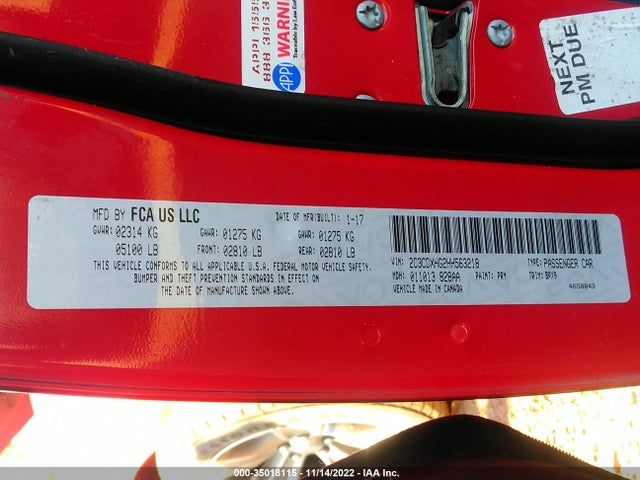 Dodge Charger Sxt 2017 2C3CDXHG2HH563218 Image 9