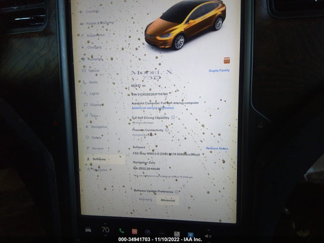 2018 Tesla Model X, VIN: 5YJXCBE28JF114780