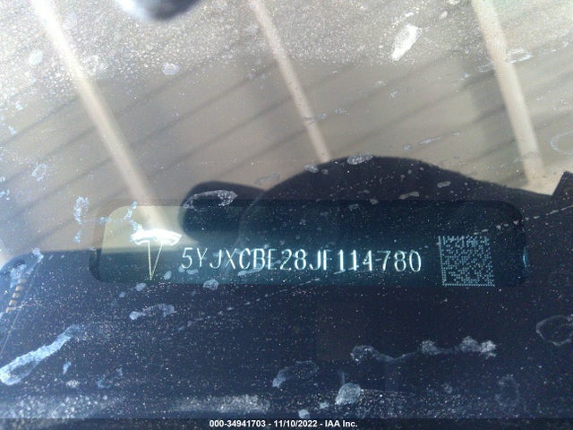 2018 Tesla Model X, VIN: 5YJXCBE28JF114780