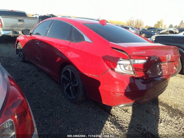 2019 HONDA ACCORD SEDAN SPORT 1.5T VIN: 1HGCV1F30KA106243