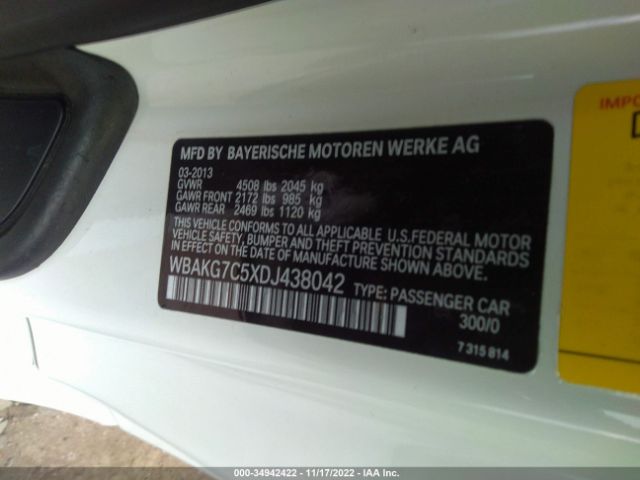WBAKG7C5XDJ438042 BMW 3 Series 335i
