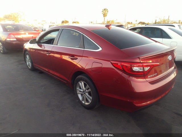 2015 HYUNDAI SONATA 2.4L SE VIN: 5NPE24AF0FH191750