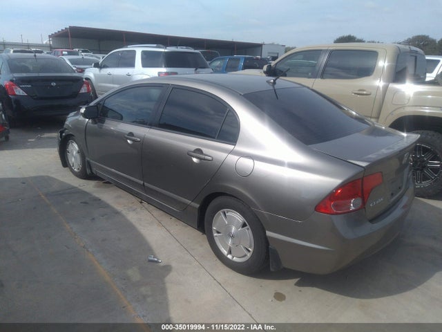 2007 HONDA CIVIC HYBRID VIN: JHMFA36207S007576
