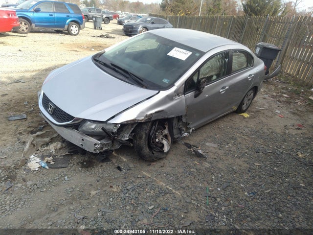 Honda Civic Sedan Lx 2014 2HGFB2F51EH500580 Image 2