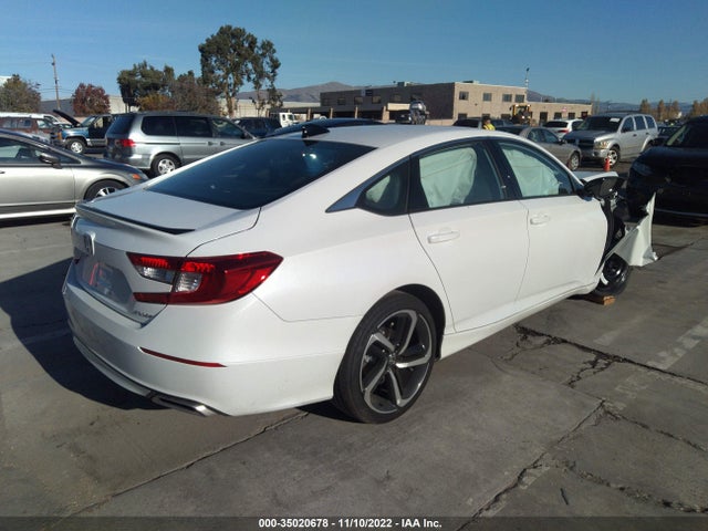 2022 HONDA ACCORD SEDAN SPORT VIN: 1HGCV1F39NA082996
