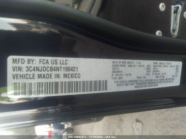3C4NJDCB4NT190421 Jeep Compass High Altitude