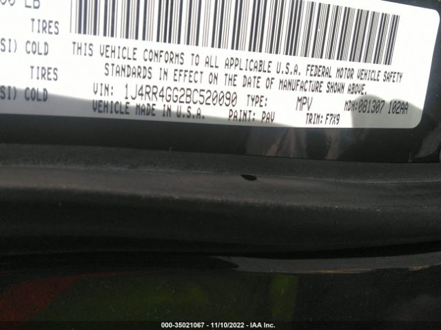 1J4RR4GG2BC520090 Jeep Grand Cherokee Laredo