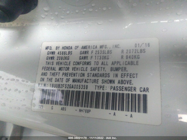 Acura Tlx V6 Tech 2016 19UUB2F52GA005359 Image 9