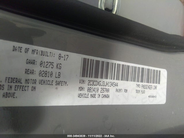 Dodge Charger Daytona 392 2018 2C3CDXGJ3JH134544 Image 10