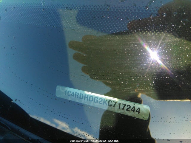 2019 Dodge Durango, VIN: 1C4RDHDG2KC717244