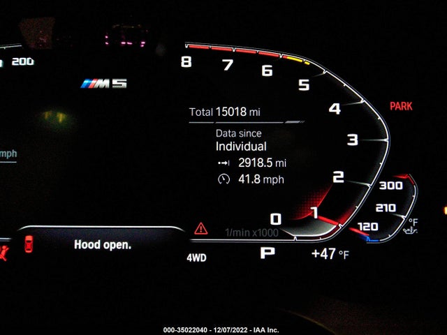 BMW M5 2021 аукцион фото