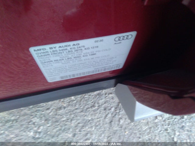 2020 Audi Q5, VIN: WA1CNBFY9L2075631