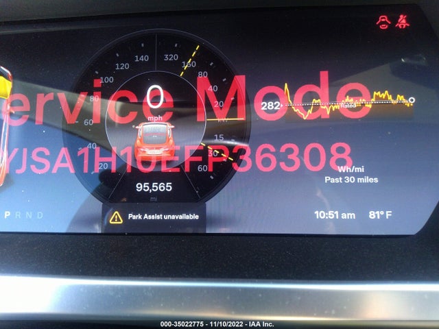 Tesla Model S 60 Kwh Battery/p85 2014 5YJSA1H10EFP36308 Image 9