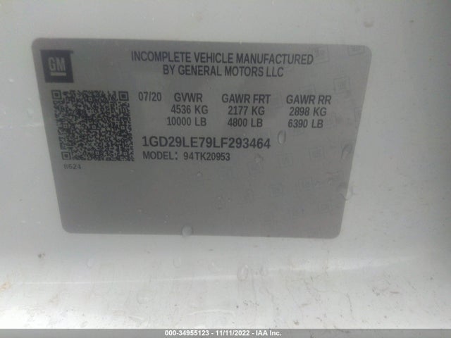 GMC SIERRA 2500HD 2020 1GD29LE79LF293464 Image 9