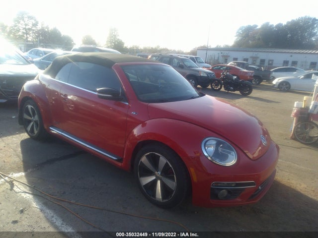2015 VOLKSWAGEN BEETLE CONVERTIBLE 2.0T R-LINE VIN: 3VW7S7AT8FM807671