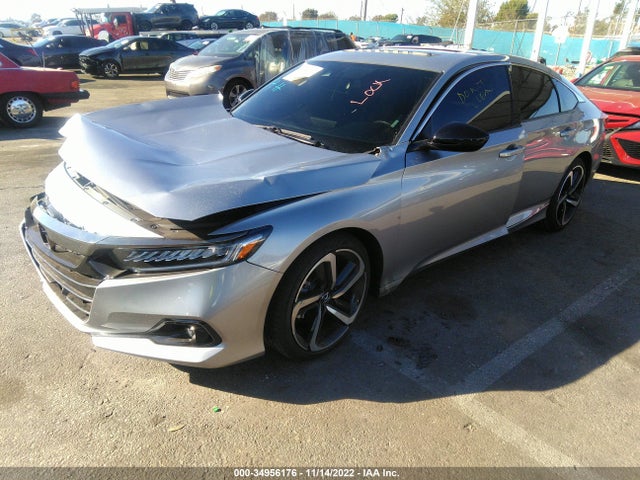2022 HONDA ACCORD SEDAN SPORT VIN: 1HGCV2F34NA013901