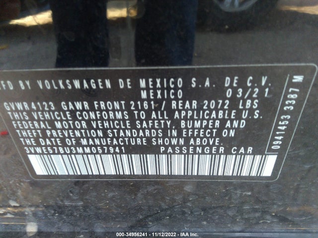 Volkswagen JETTA SEL 2021 3VWE57BU3MM057941 Image 15