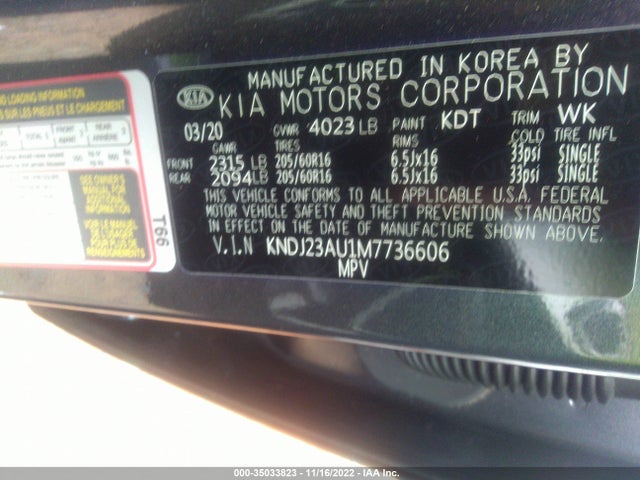 2021 Kia Soul, VIN: KNDJ23AU1M7736606