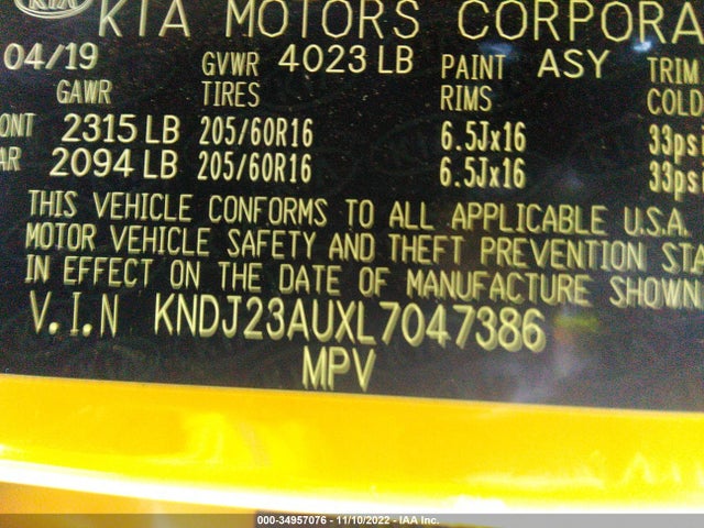 2020 Kia Soul, VIN: KNDJ23AUXL7047386
