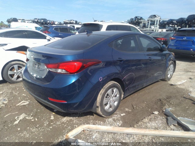 2016 HYUNDAI ELANTRA SE VIN: 5NPDH4AE6GH735011