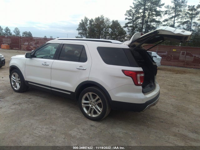 2017 FORD EXPLORER LIMITED VIN: 1FM5K7F88HGB70174