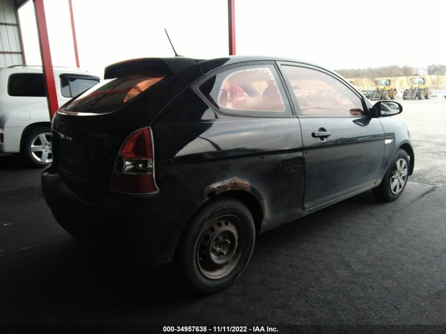 2009 HYUNDAI ACCENT AUTO GS VIN: KMHCM36C89U107688