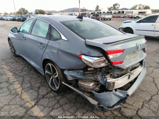 2021 HONDA ACCORD SEDAN SPORT VIN: 1HGCV2F32MA016567