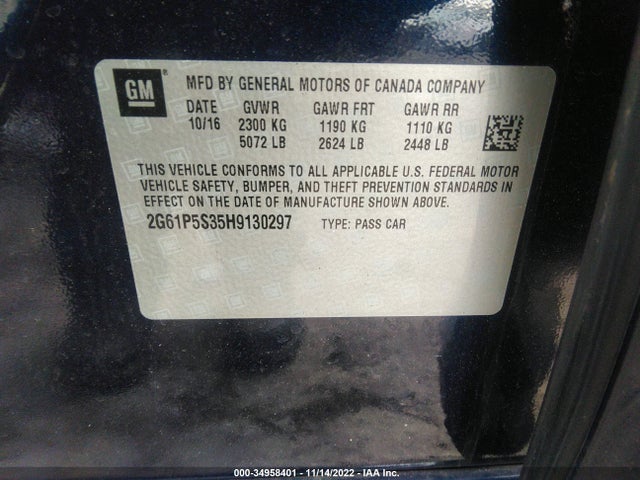 Cadillac Xts Premium Luxury 2017 2G61P5S35H9130297 Image 9