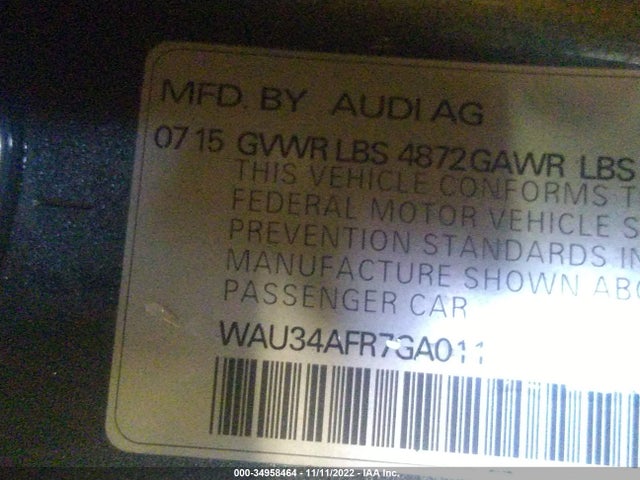 Audi S5 Prestige 2016 WAU34AFR7GA011981 Image 10