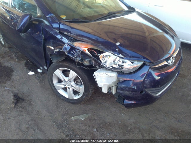 2013 HYUNDAI ELANTRA GLS PZEV VIN: 5NPDH4AE6DH231442