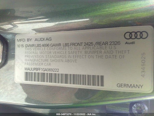 Audi A3 E-tron Premium 2016 WAUUPBFF1GA069222 Image 9