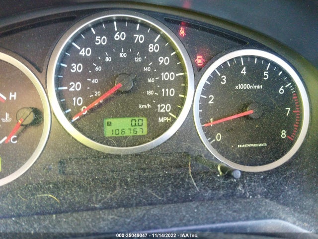 2006 SUBARU IMPREZA WAGON OUTBACK SPORT SP EDITION VIN: JF1GG68646H820894