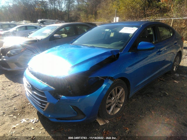 2018 HYUNDAI ELANTRA SEL VIN: 5NPD84LFXJH391034