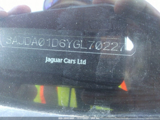 SAJDA01D6YGL70227 Jaguar S-type V8