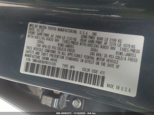 2023 Mazda CX-50, VIN: 7MMVABEMXPN101585