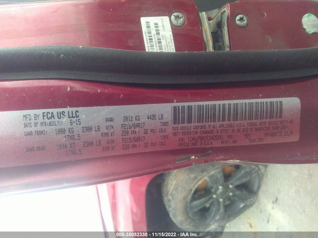 1C4NJPBA1FD429201 Jeep Patriot Altitude Edition