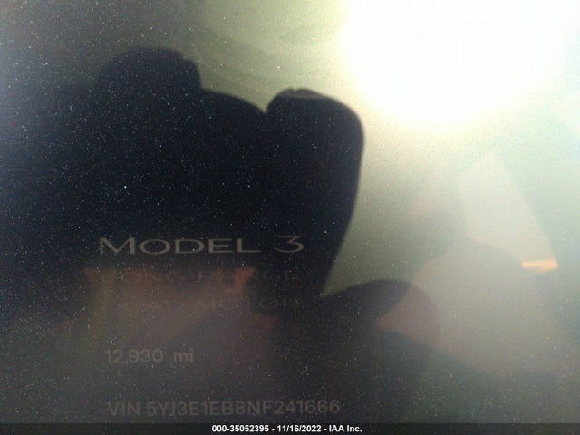 Tesla Model 3 Long Range 2022 5YJ3E1EB8NF241666 Image 8