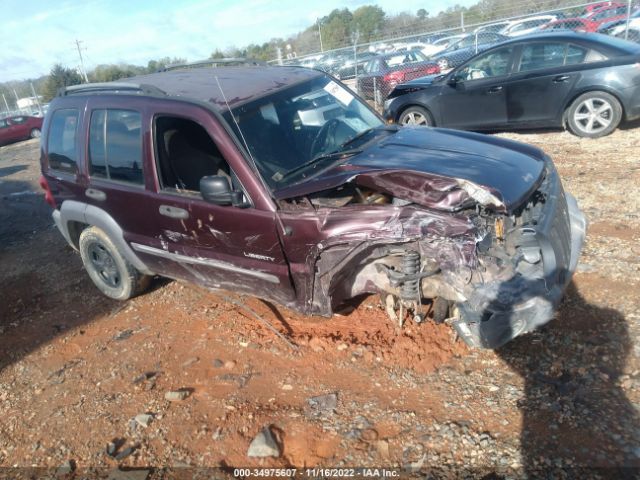 Auction sale of the 2004 Jeep Liberty Sport, vin: 1J4GK48K64W186405, lot number: 34975607