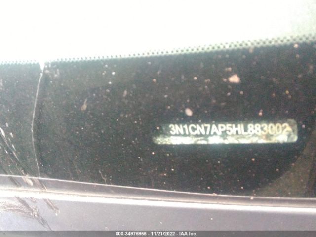 3N1CN7AP5HL883002 Nissan Versa Sedan S Plus