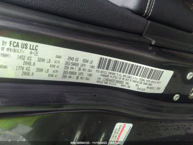 Dodge Durango Sxt 2015 1C4RDHAG5FC860859 Image 10