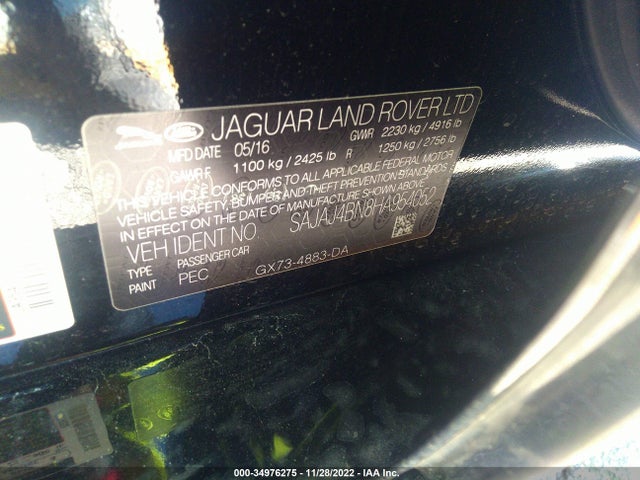 2017 Jaguar XE, VIN: SAJAJ4BN8HA954052
