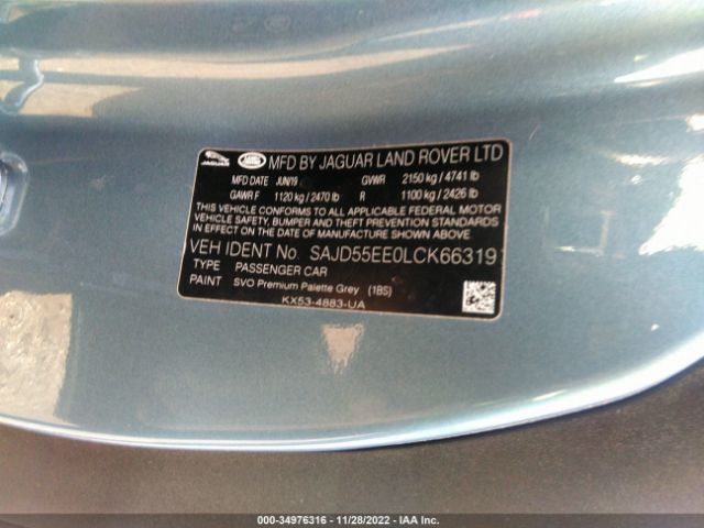 SAJD55EE0LCK66319 Jaguar F-Type