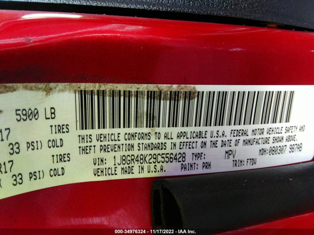Jeep Grand Cherokee Rocky Mountain 2009 1J8GR48K29C556428 Image 10