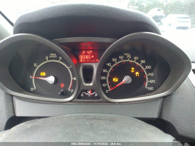 2012 FORD FIESTA SEL VIN: 3FADP4CJ1CM176992