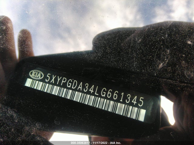 2020 Kia Sorento, VIN: 5XYPGDA34LG661345