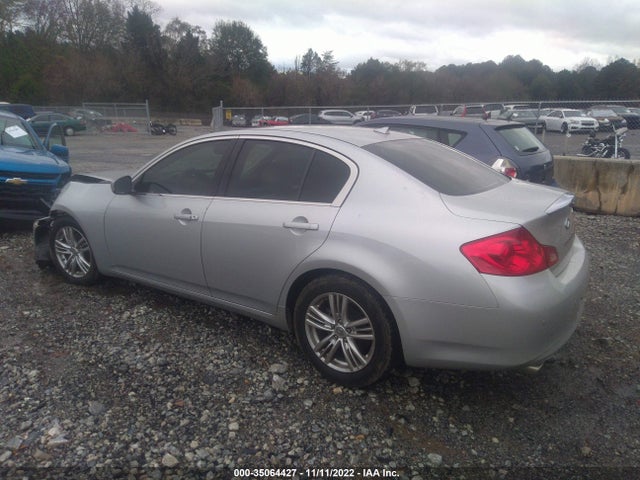 2012 INFINITI G37 SEDAN JOURNEY VIN: JN1CV6AP2CM930317