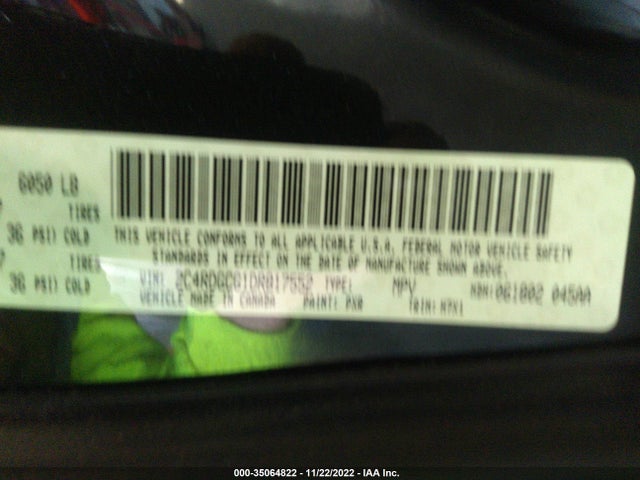 Dodge Grand Caravan Sxt 2013 2C4RDGCG1DR817552 Image 9