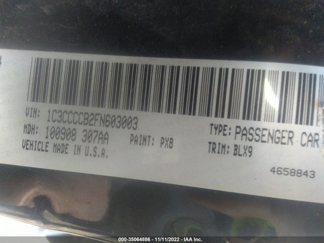 Chrysler 200 C 2015 1C3CCCCB2FN603003 Image 9